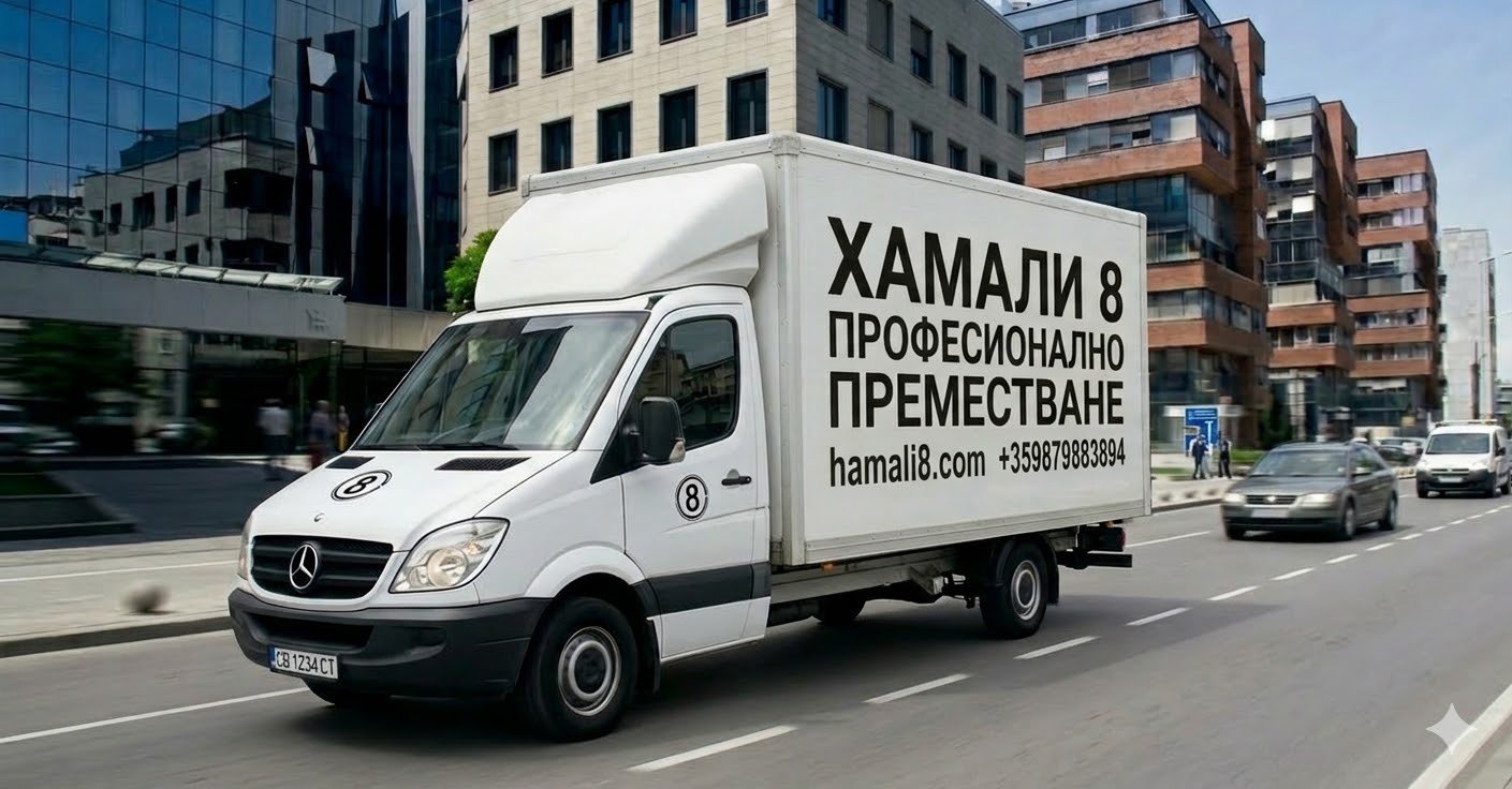 Хамали8 — брандиран камион за преместване в София